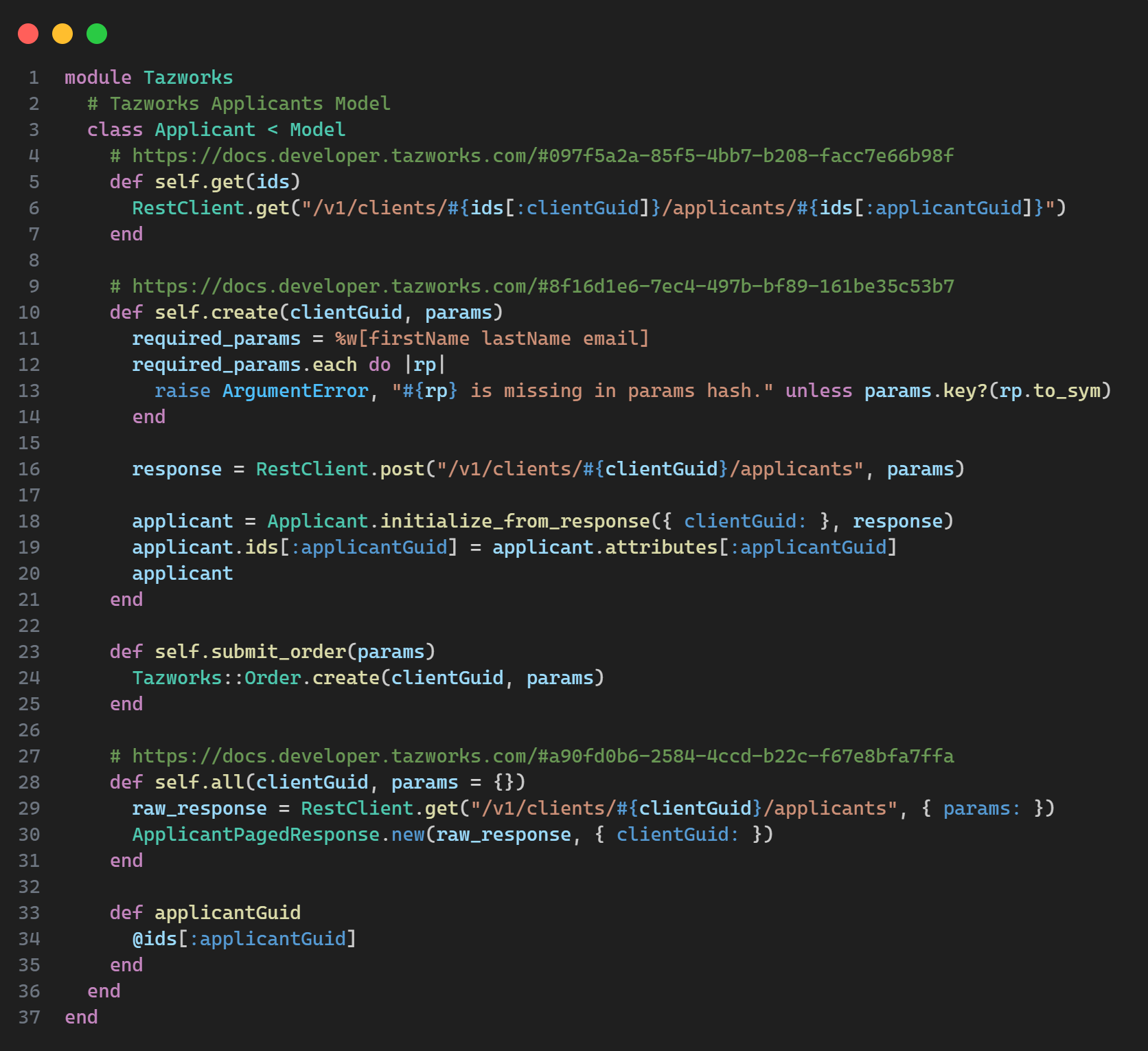 Image for RubyGem Tazworks API Wrapper